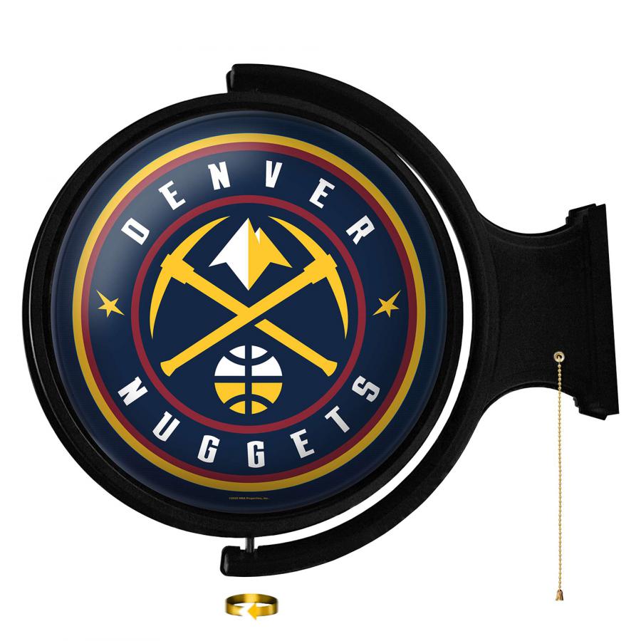 Denver Nuggets Rotating Lighted Wall Sign