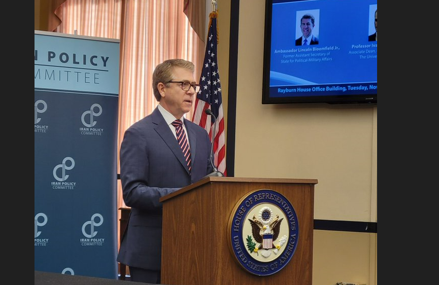 During a Capitol Hill briefing on Nov. 14, Amb. Lincoln Bloomfield Jr., addressed Iran’s clandestine influence operations.He pointed to the recent Middle East conflict, notably the October 7 attacks, of Tehran’s desperate response to internal challenges.