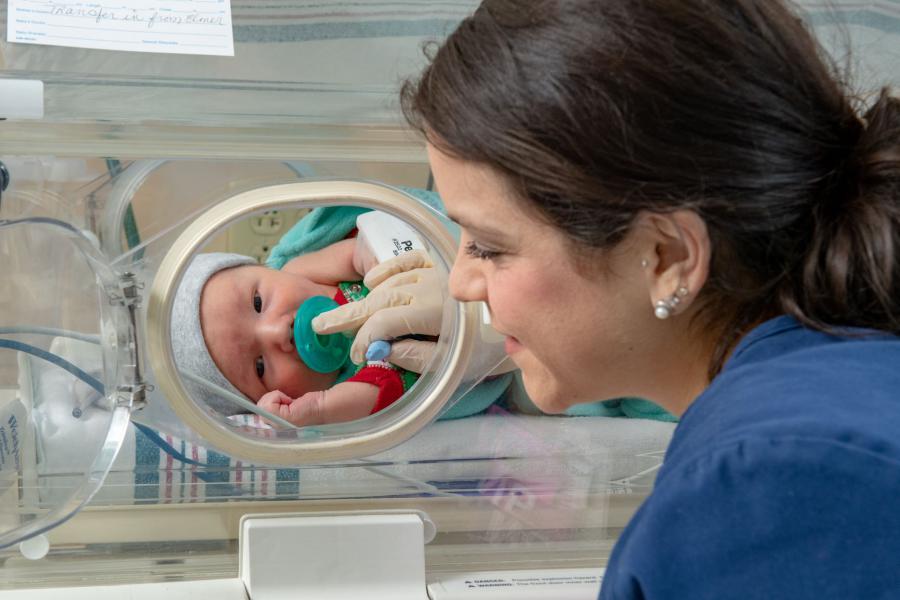 DFS NICU Nurse and preemie