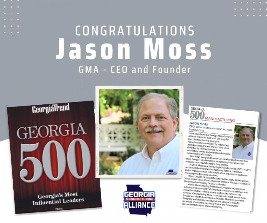 Jason Moss GA Trend Top 500