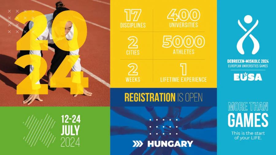 Registration for European Universities Games 2024