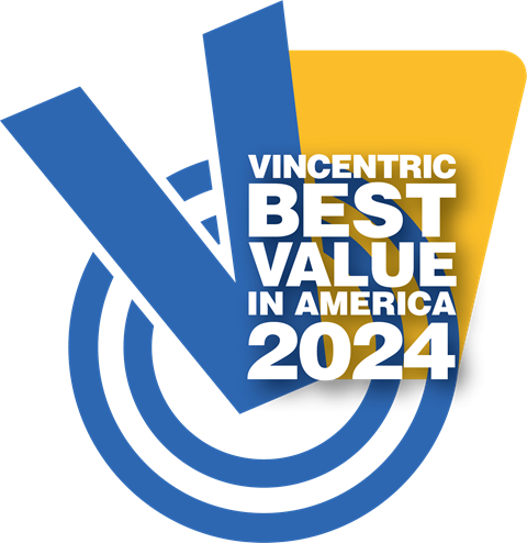 2024 Vincentric Best Value in America Award Logo