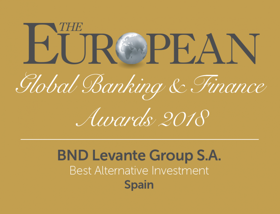 BND award logo from the Magazine The European