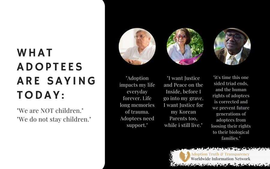 "I was given a pile of lies." "They lost my documents." "I was adopted through Catholic Charities and was only given non-identifying information with many inaccuracies," "Adoptive parents were given documents."