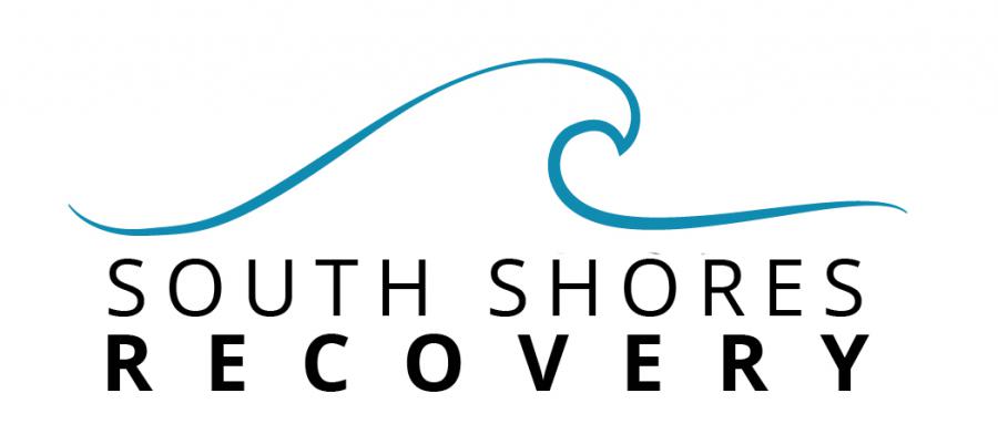 The South Shores Recovery logo shows the concept of South Shores Recovery offers JCAHO and DHCS accredited programs for addiction and dual diagnosis treatment