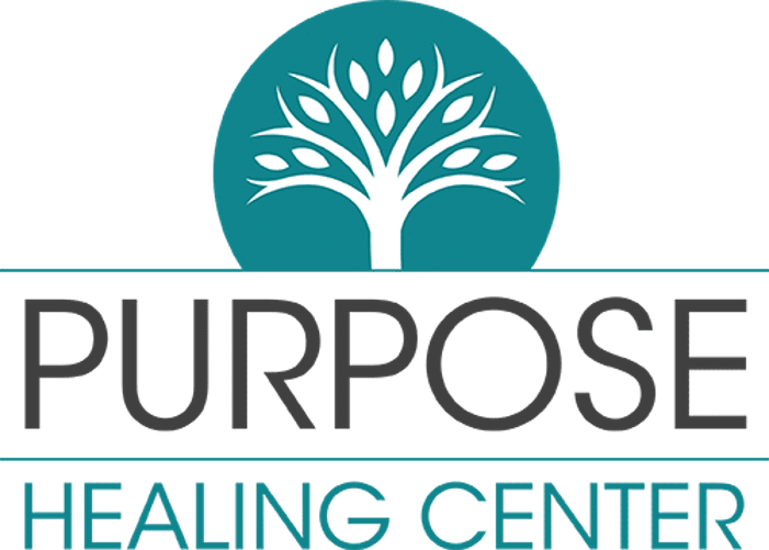 The logo of a healing tree for Purpose Healing Center shows the concept of accredited addiction treatment and dual diagnosis programs in Arizona