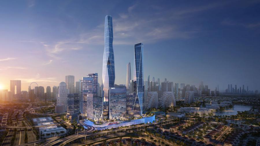 Uptown Dubai development, image by BSBG