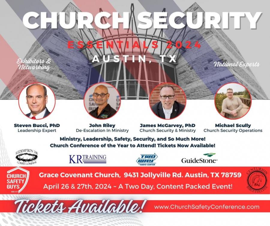 Church Safety Experts to Present at Grace Covenant Church in Austin, Texas