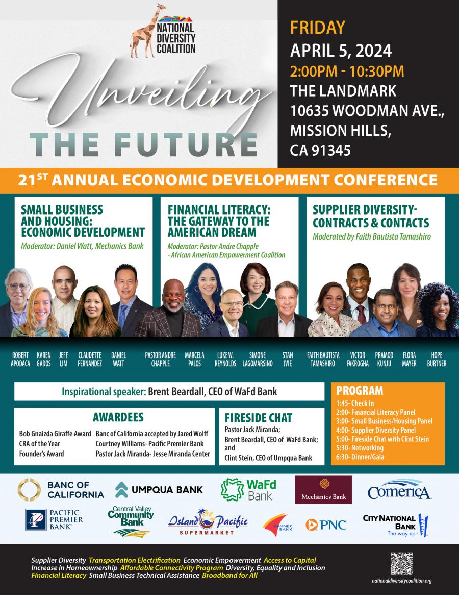 National Diversity Coalition set to empower aspiring homeowners and business owners in upcoming conference on April 5