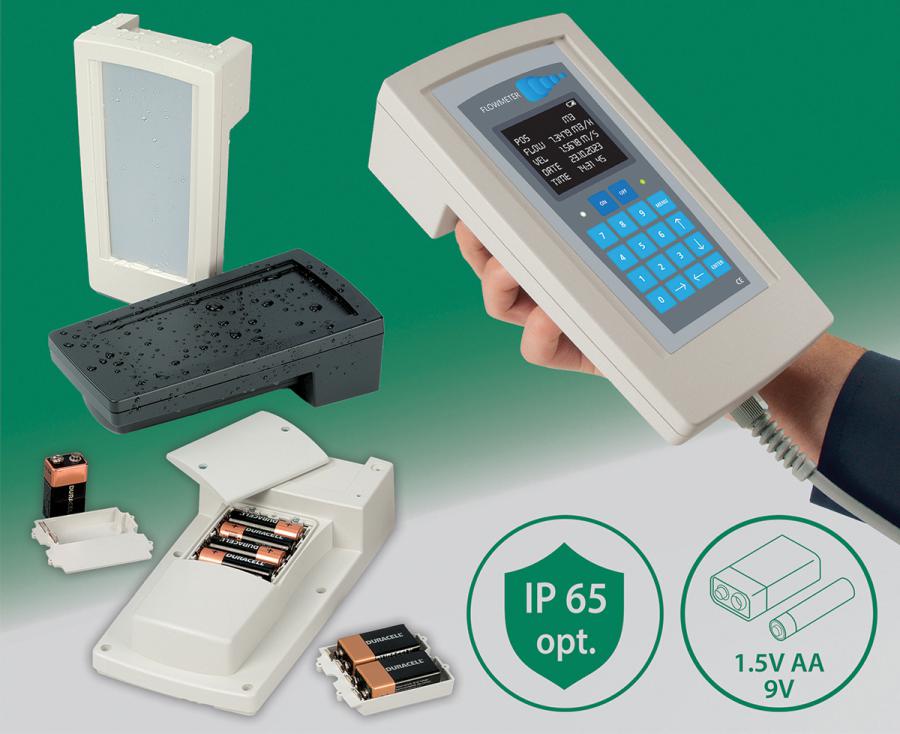 HAND-TERMINAL enclosures are tough, IP 65 rated