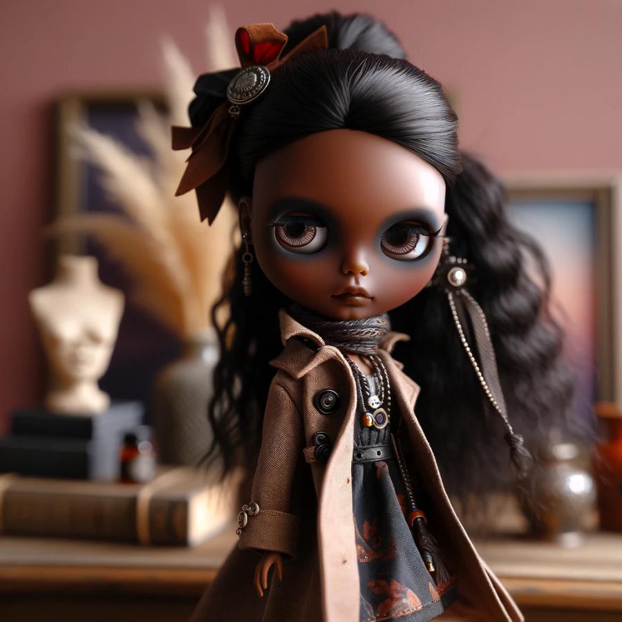  A colorful custom Blythe doll showcasing the artistry and creativity of This Is Blythe