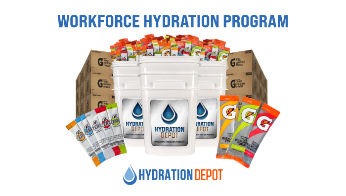 Hydration Depot Workforce Hydration Package with Gatorade and Gatorade Zero