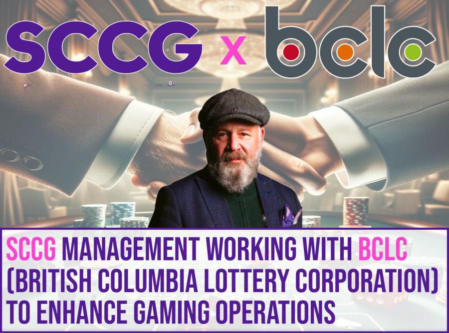 SCCG Management Working with British Columbia Lottery Corporation to Enhance Gaming Operations