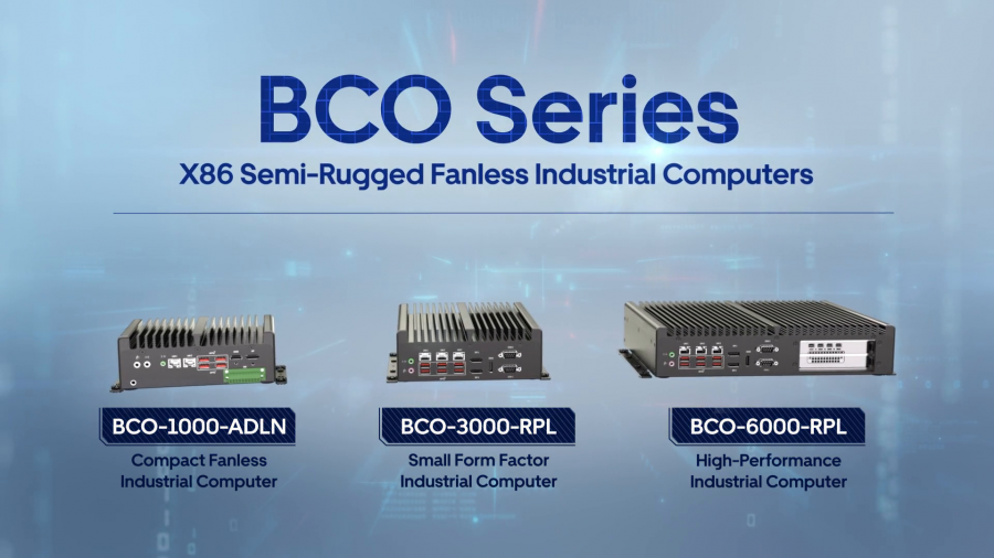 BCO-1000-ADLN, BCO-3000-RPL, BCO-6000-RPL, x86 Semi-Rugged Industrial Computers