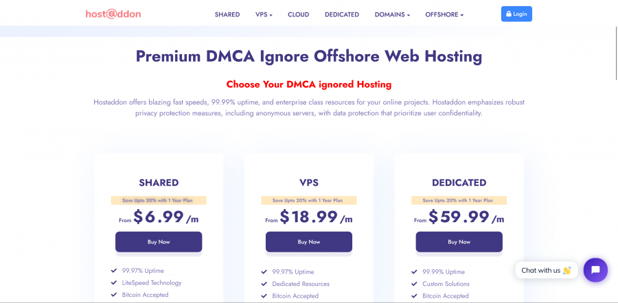 HostAddon Launches Premium Offshore Anonymous Web Hosting Services