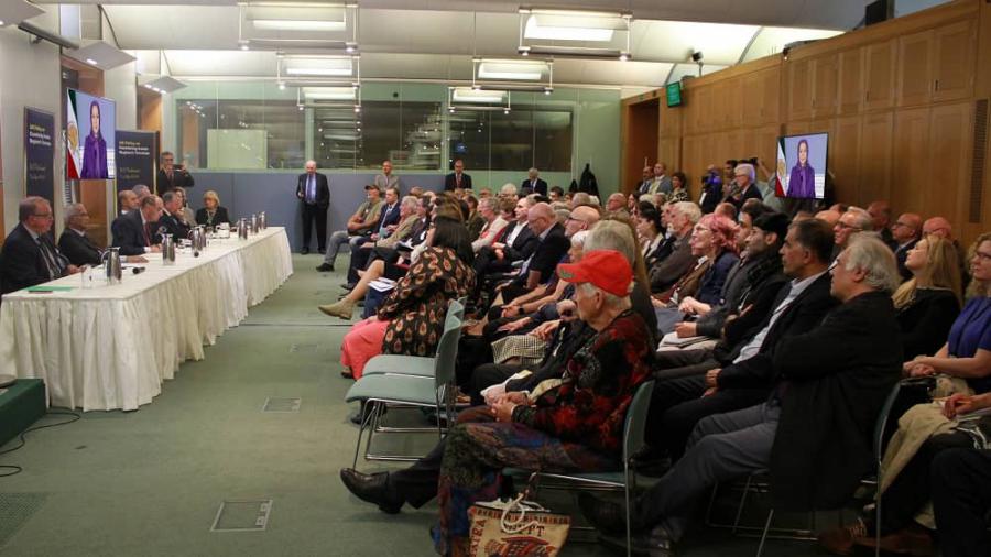 On May 7, experts and lawmakers from the House of Commons and House of Lords in the UK addressed the threat of terrorism and internal threats posed by the Iranian regime. The event featured a video message from Mrs. Maryam Rajavi, the President-elect of the (NCRI).