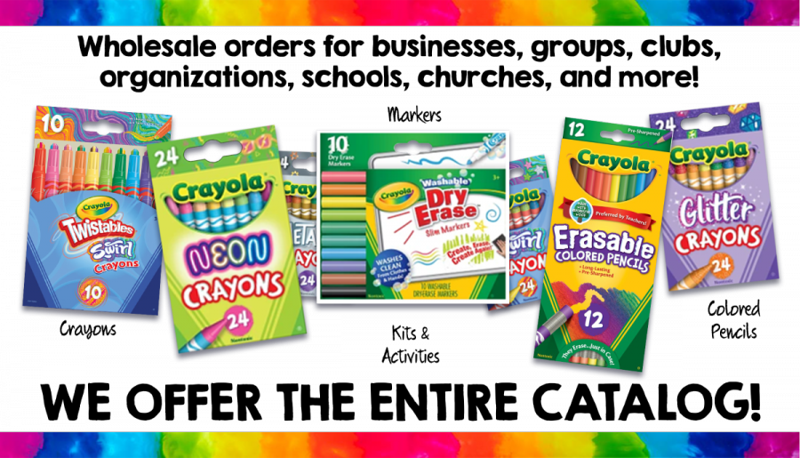 Crayola Products Wholesale or Retail call 314-695-5757