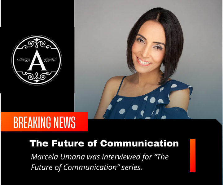 Breaking News text with portrait of dark haired Marcela Umana as the feature.