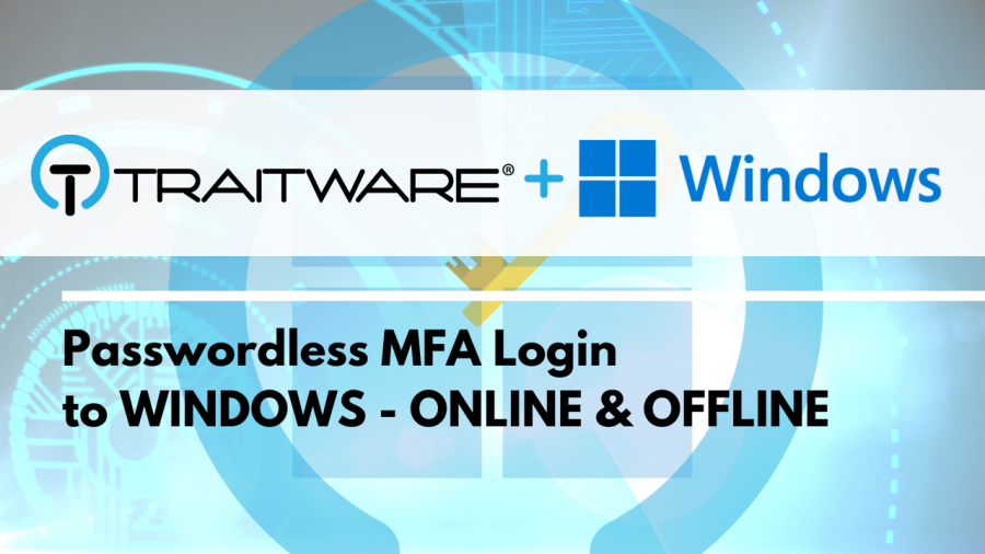 TraitWare + Windows Passwordless MFA Login