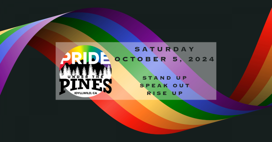Pride Under the Pines 2024 will take place on Saturday, October 5 in Idyllwild, CA with incredible music, dancing, food trucks, festival booths, alongside health and wellness information.