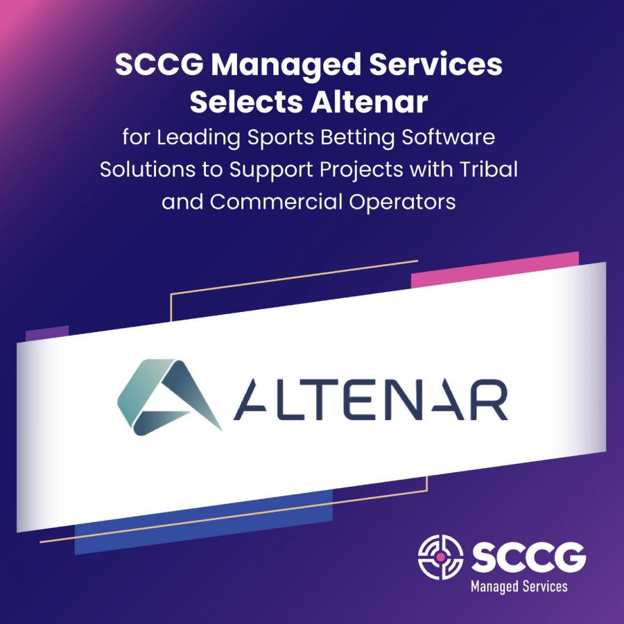 SCCG Managed Services Selects Altenar for Sports Betting Software Solutions to Support Projects with Tribal and Commercial Operators