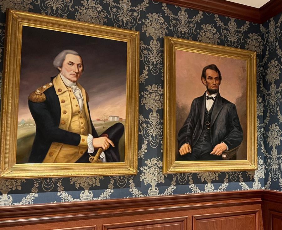 George Washington and Abraham Lincoln by Prestige Artist Forger