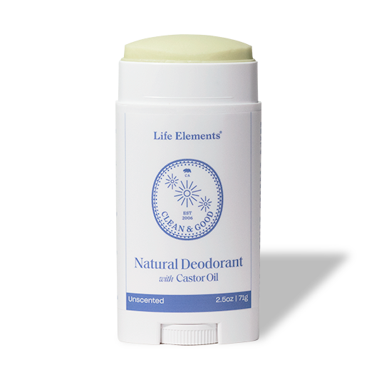 Life Elements Natural Deodorant with Castor Oil