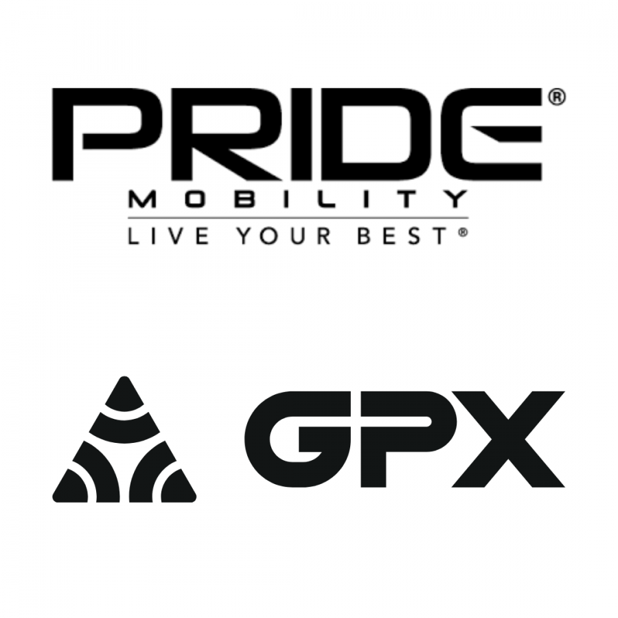 Pride Mobility Logo and GPX Intelligence Logo