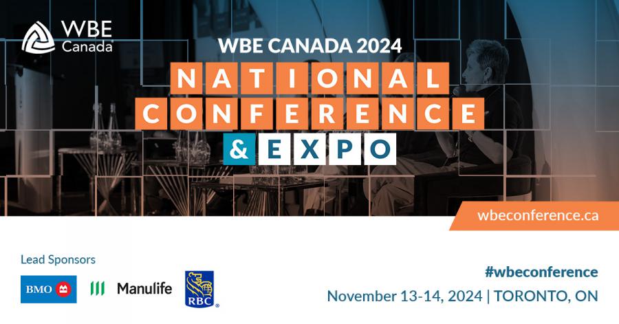 2024 WBE Canada National Conference & Expo banner