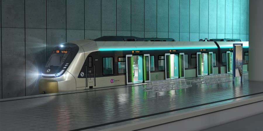Visialization new S-Bahn by Alstom for the Rhineland