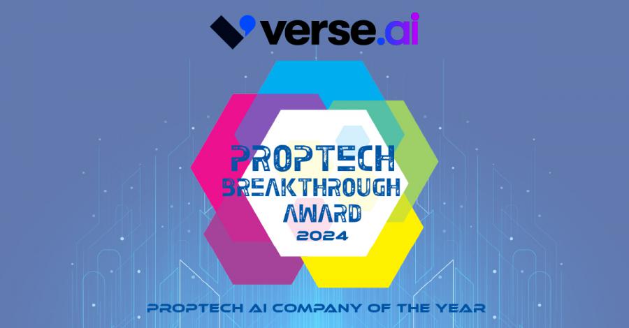 Verse.ai PropTech Breakthrough Award Badge