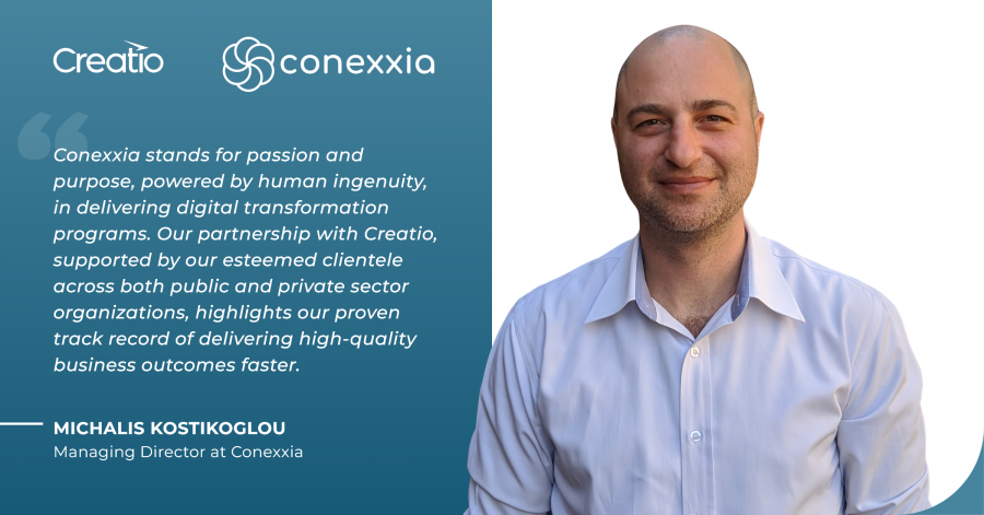 Creatio and Conexxia partner to accelerate business automation with no-code and maximum freedom