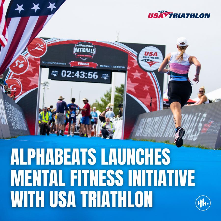 alphabeats Launches Mental Fitness Initiative with USA Triathlon