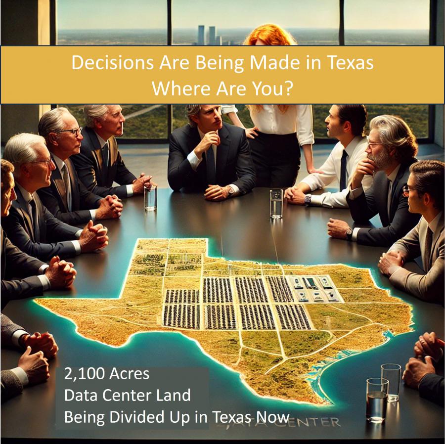 USA America Data center land for sale in Dallas TX and Fort Worth Texas Concept Design of Data Center Campus: Artistic rendering of a sustainable data center campus featuring renewable energy sources, green construction methods, and flexible infrastructure designs.