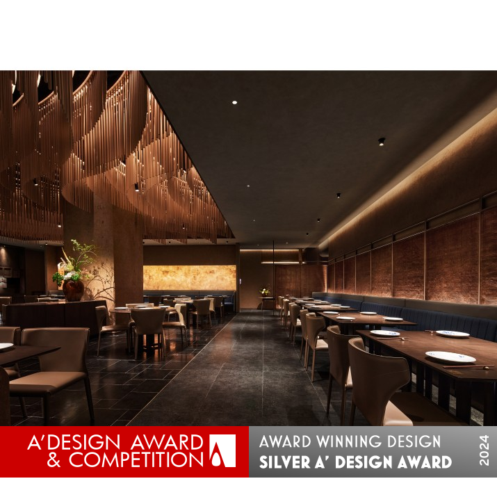 Qiming Zhang’s Feng Tian restaurant wins silver at the A’ Interior Design Awards