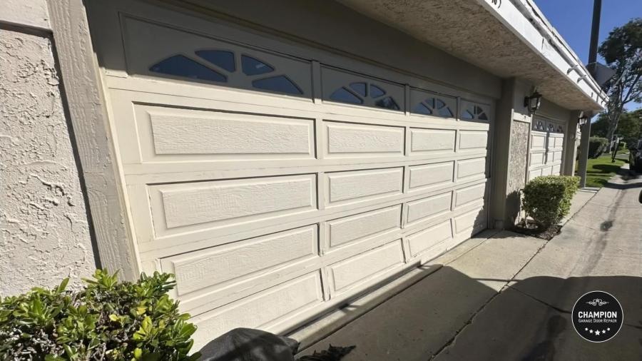 Champion Garage Door completes another garage door repair in Newport Beach