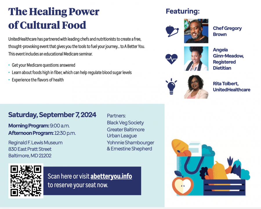 The image includes information about A Better You event scheduled for September 7, 2024 at the Reginald F. Lewis Museum in Baltimore.