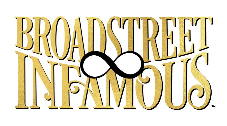 The Broadstreet Infamous Logo in Gold