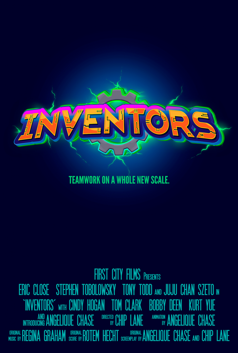 Promotional poster for new animated stop-motion film INVENTORS available on Amazon Prime beginning September 27, 2024