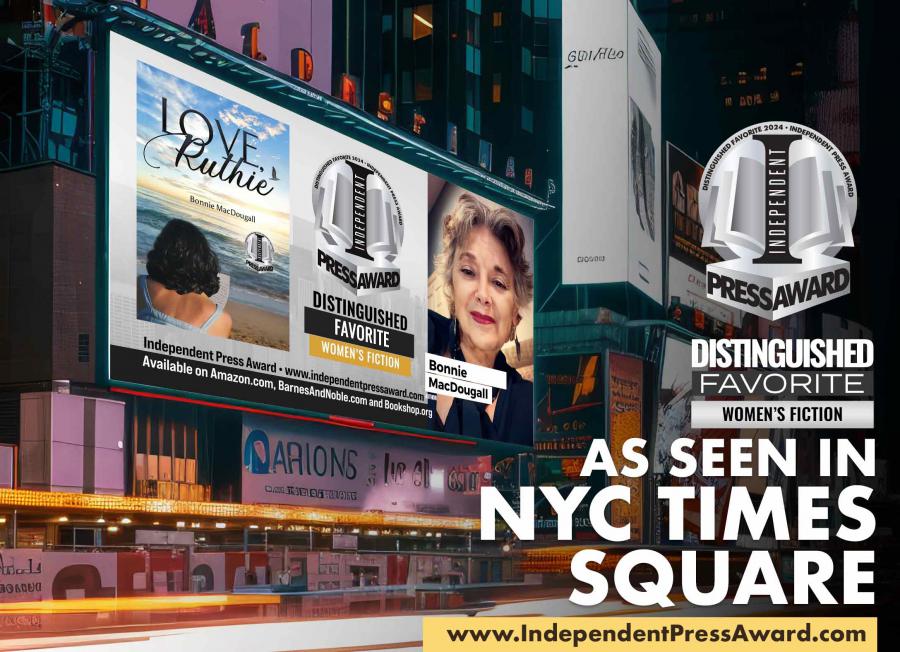 NYC's Times Square billboard featuring "Love, Ruthie"