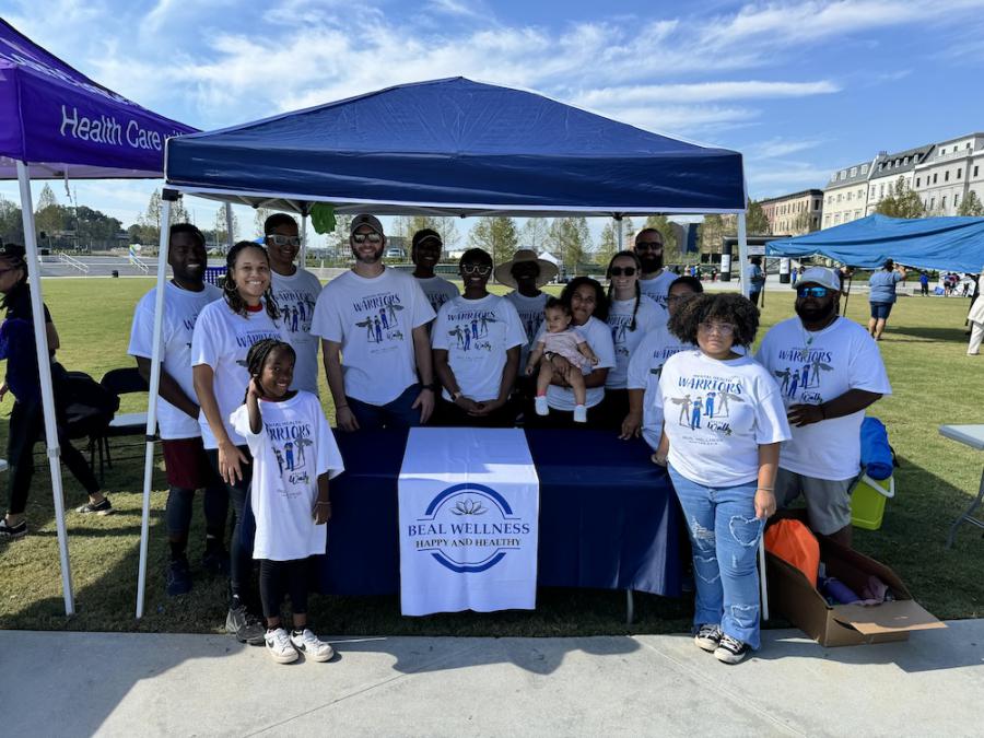  the Beal Wellness team in Atlanta at the 2024 NAMI Walk, promoting mental health awareness and providing top-rated psychiatry services.