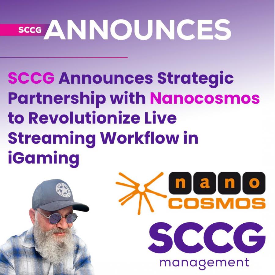 SCCG Announces Strategic Partnership with Nanocosmos  to Revolutionize Live Streaming Workflow in iGaming