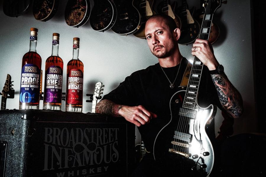 Matthew Kiichi Heafy, frontman of TRIVIUM partners with Broadstreet Infamous Whiskey