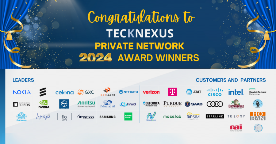 Celebrating TeckNexus 2024 Private Network Award Winners