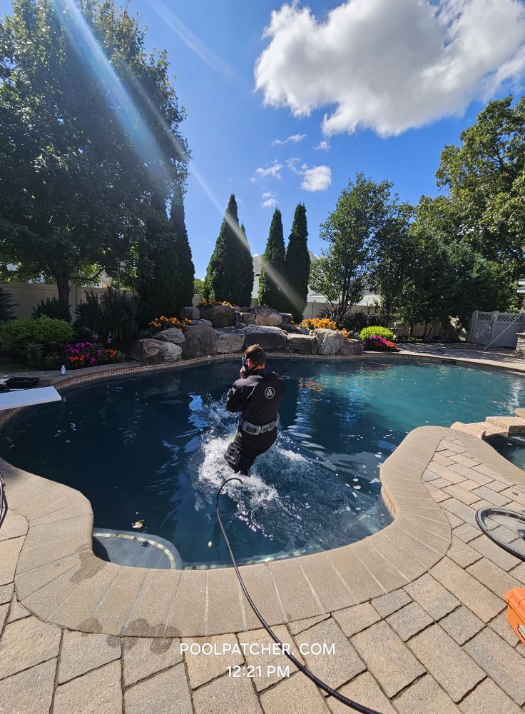 underwater pool leak repair