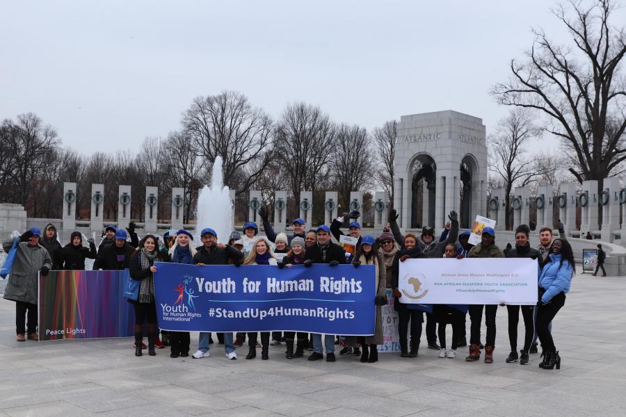 One of the Youth for Human Rights International events in honor of Human Rights Day and the  70th Anniversary of Universal Declaration of Human Rights.