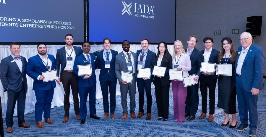 Young professionals, already active and employed in the business aviation resale industry by IADA members, were awarded grants for various resale industry opportunities