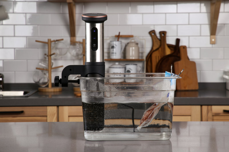 Surfit Sous Vide Cooker enables you to cook your favorite foods to perfection and enjoy fine dining at home.