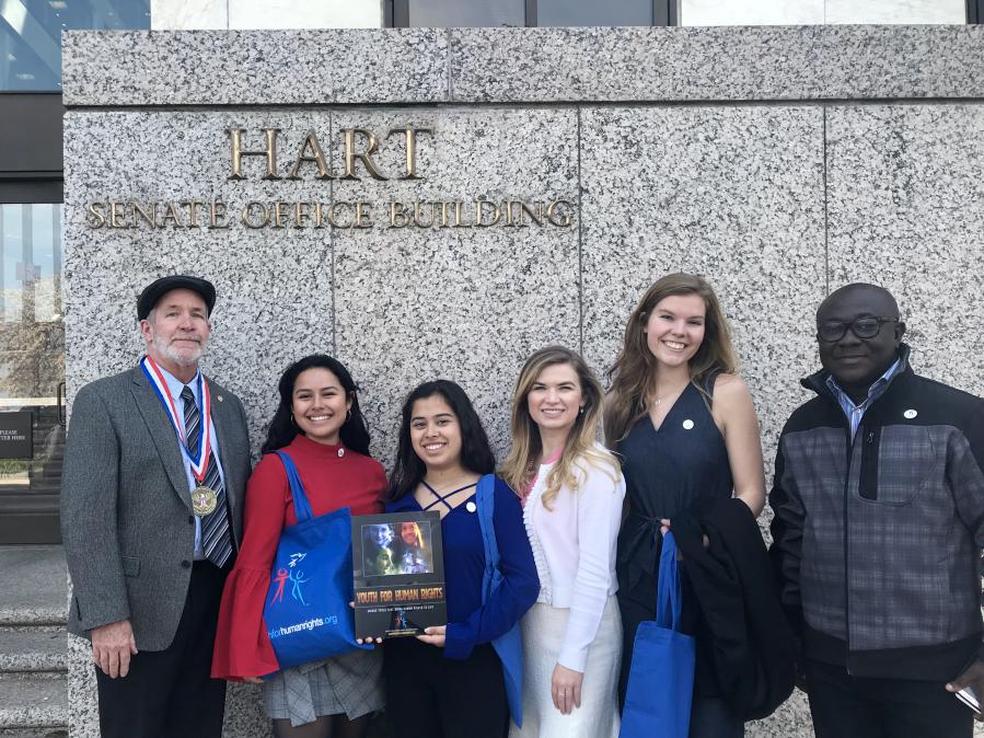 Youth advocated for legislation to combat Human Trafficking in Congress