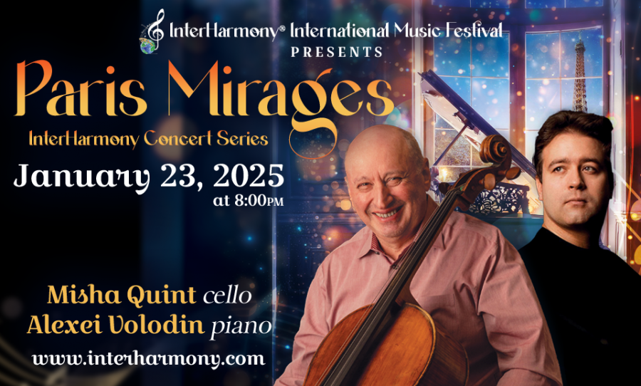 Cellist Misha Quint and Pianist Alexei Volodin in Paris Mirages at Carnegie Hall